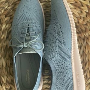Cole Haan gray and soft pink shoes